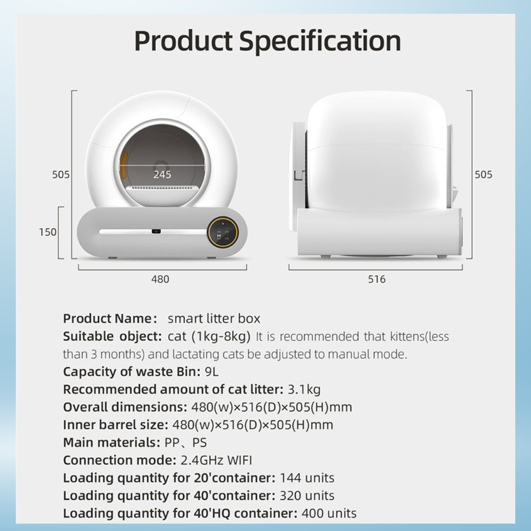 65L Auto Smart Cat Litter
